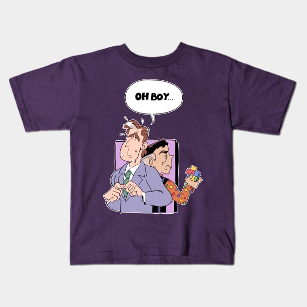 Oh Boy... Kids T-Shirt by sailorswayze